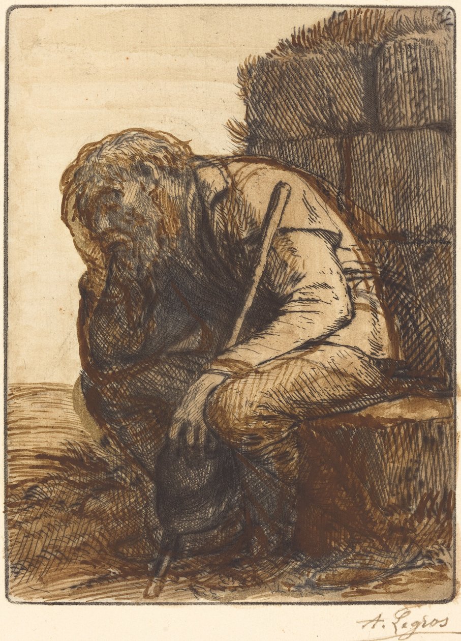 Wanhopige man (Le désespéré) door Alphonse Legros