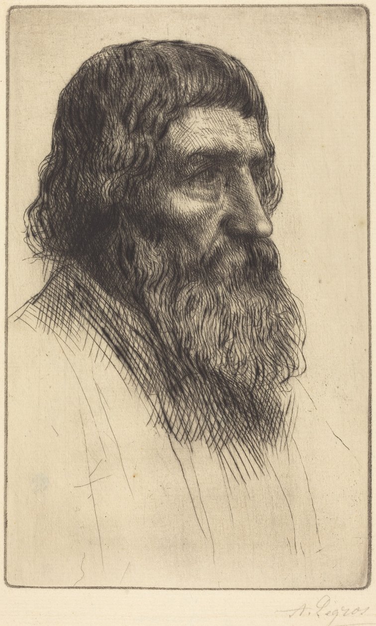 English Peasant (Engelse boer) door Alphonse Legros