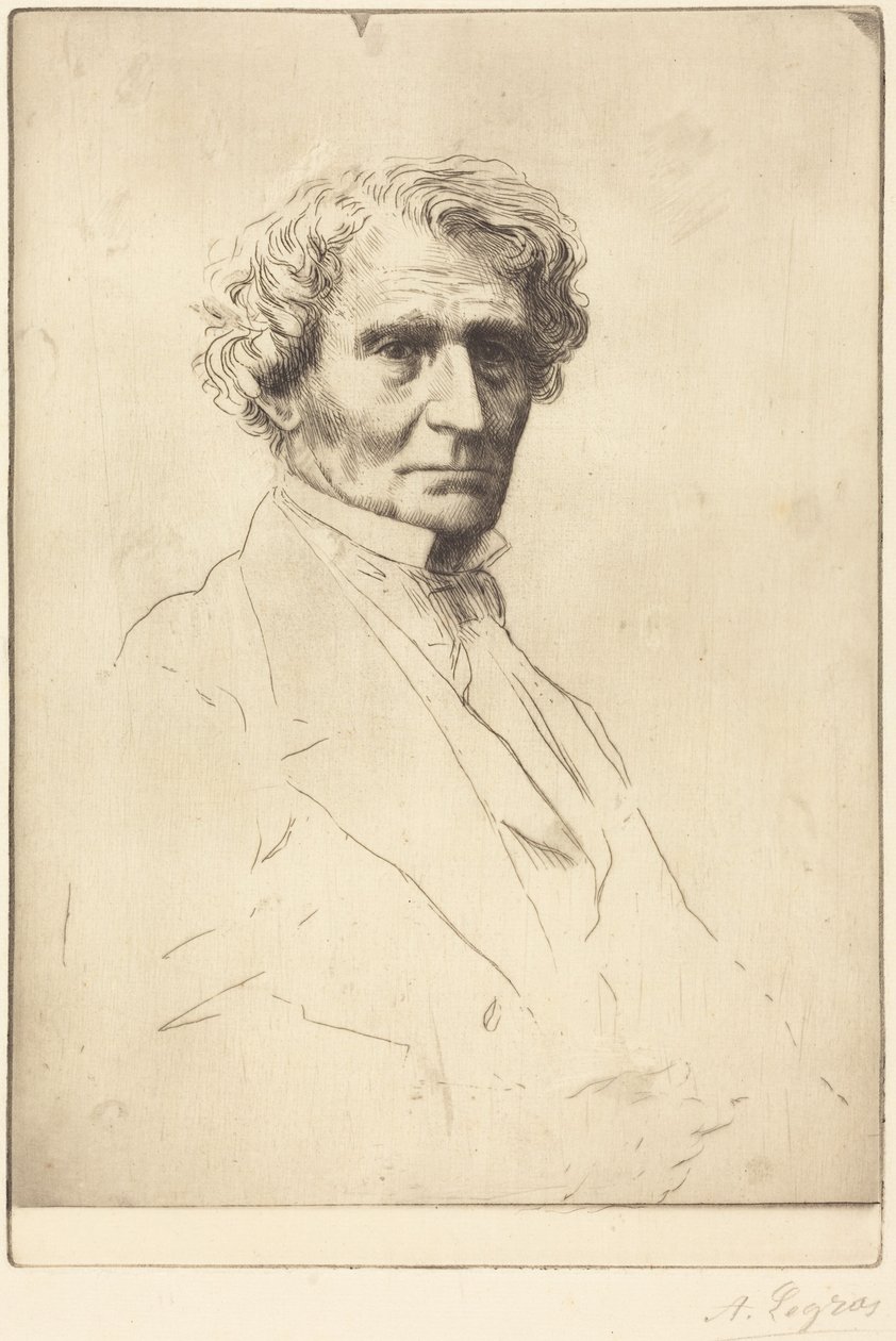 Hector Berlioz door Alphonse Legros