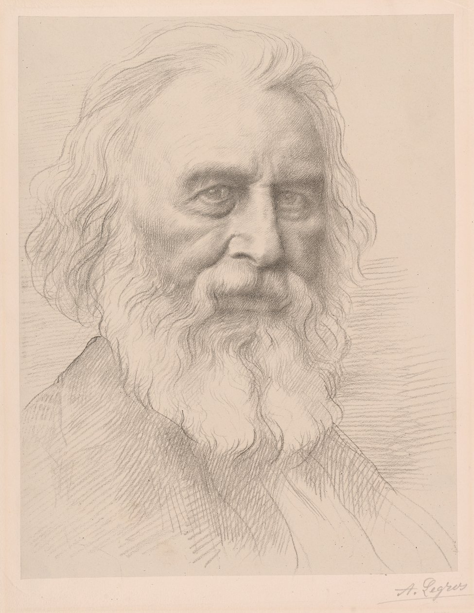 Henry Wadsworth Longfellow door Alphonse Legros