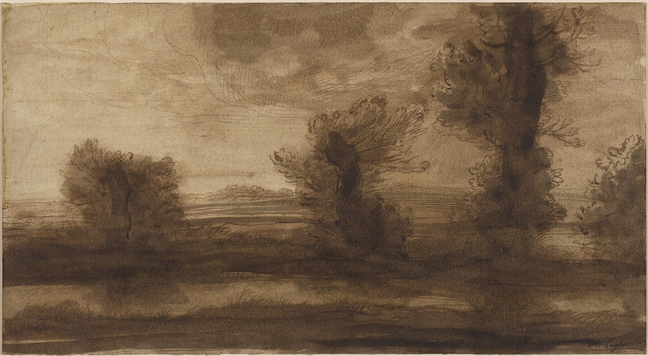 In de moerassen door Alphonse Legros