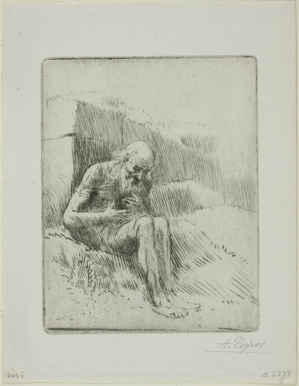 Job, tweede plaat door Alphonse Legros