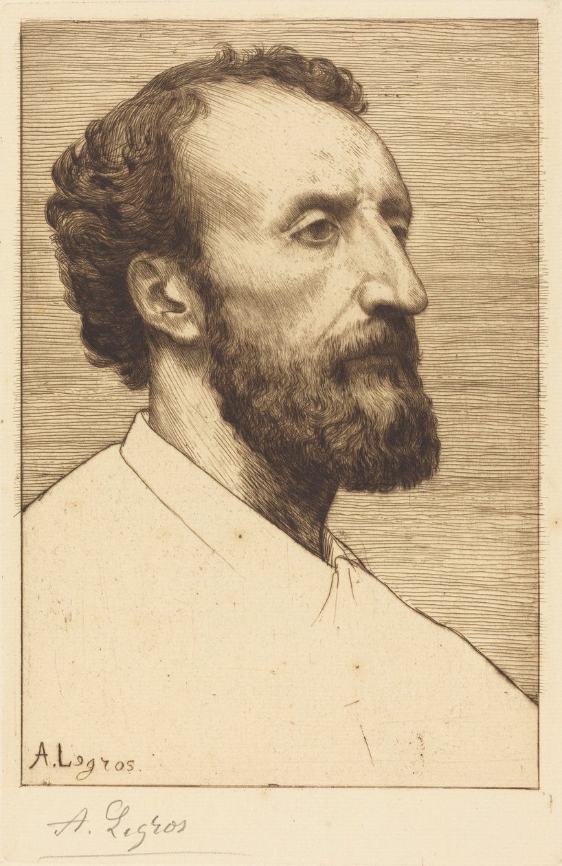 Jules Dalou, 2e plaat door Alphonse Legros