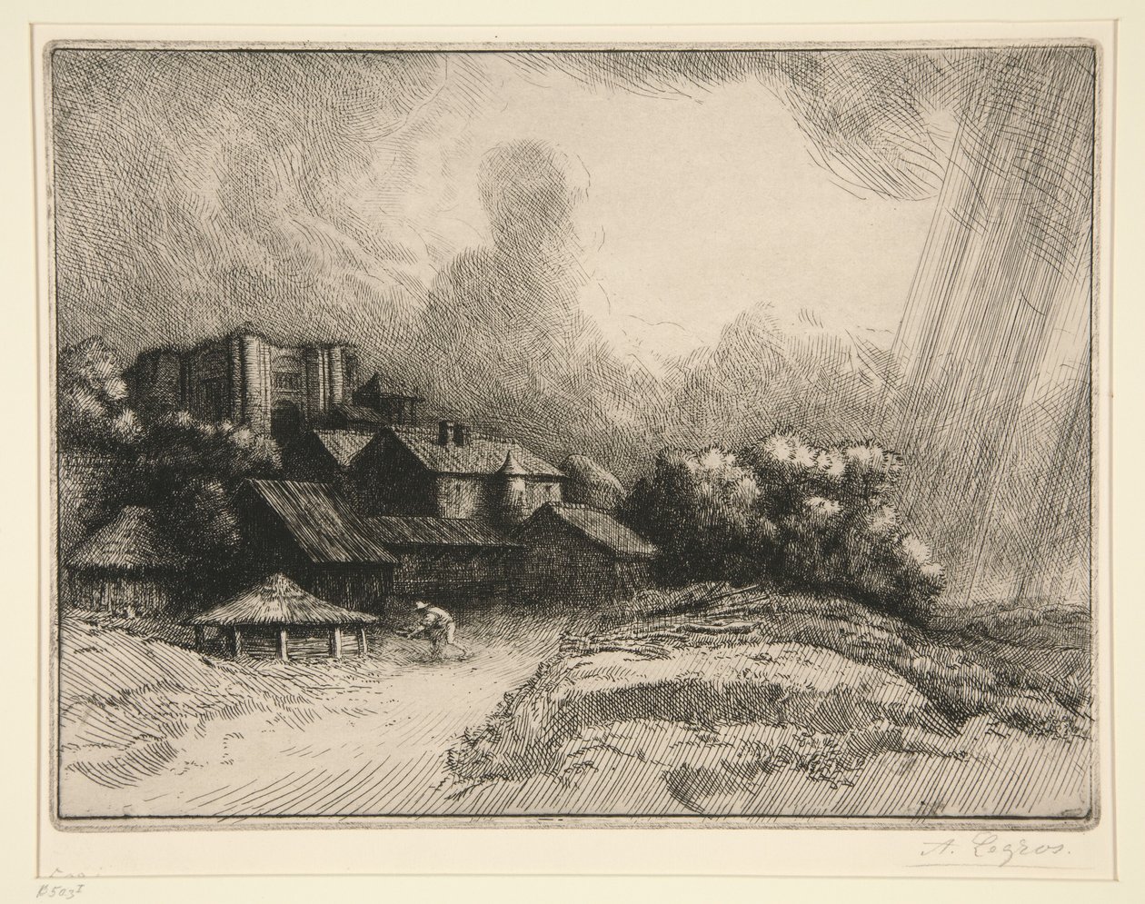 De Abdijboerderij door Alphonse Legros