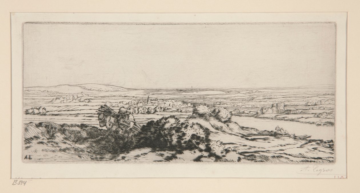 De vallei van de duinen door Alphonse Legros