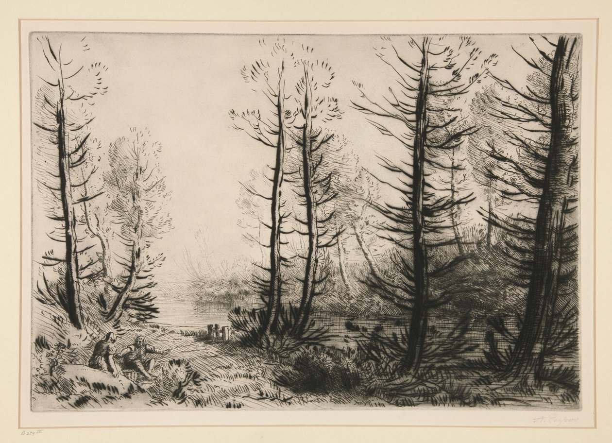 Het Grote Kanaal door Alphonse Legros