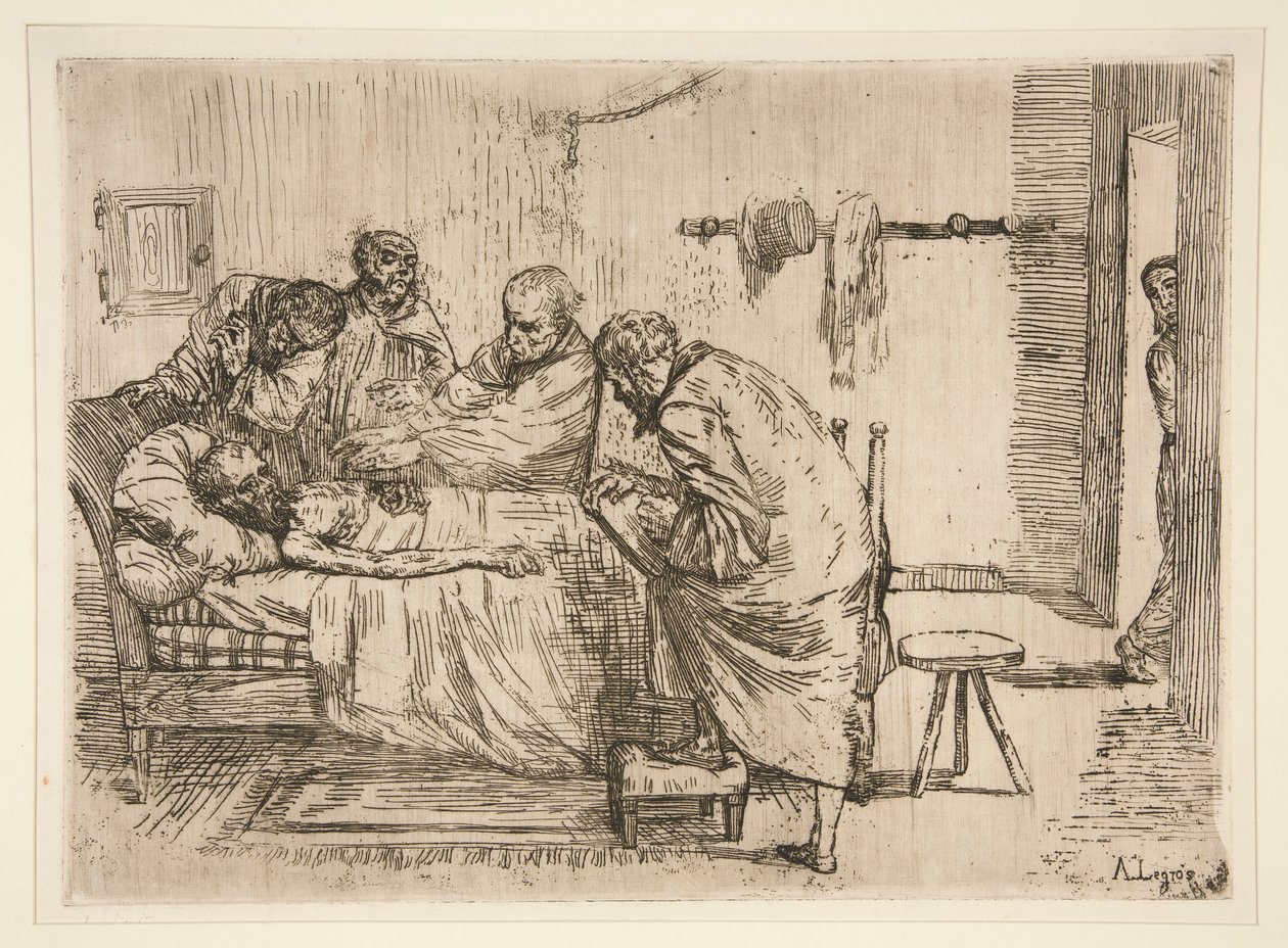 De feiten in het geval van M. Valdemar door Alphonse Legros