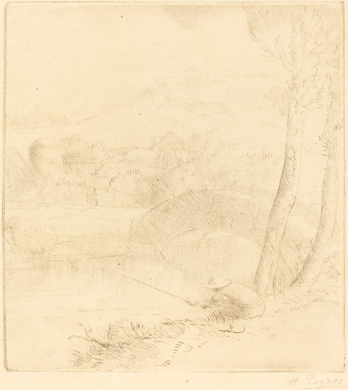 De Kleine Visser door Alphonse Legros