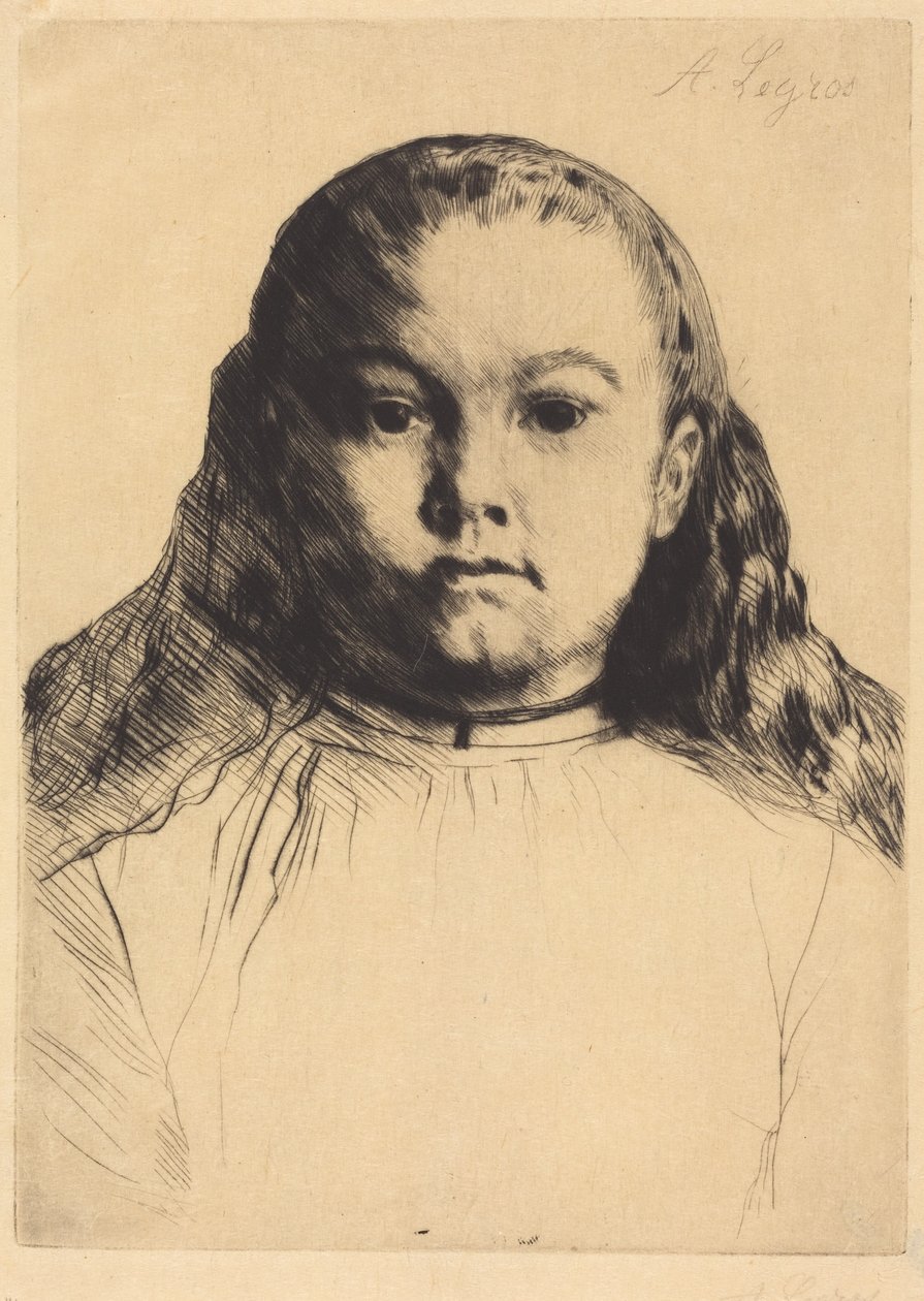 Kleine Marie door Alphonse Legros
