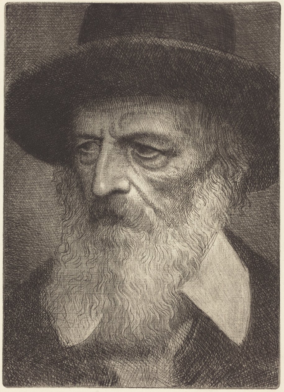 Lord A. Tennyson, 2e plaat door Alphonse Legros