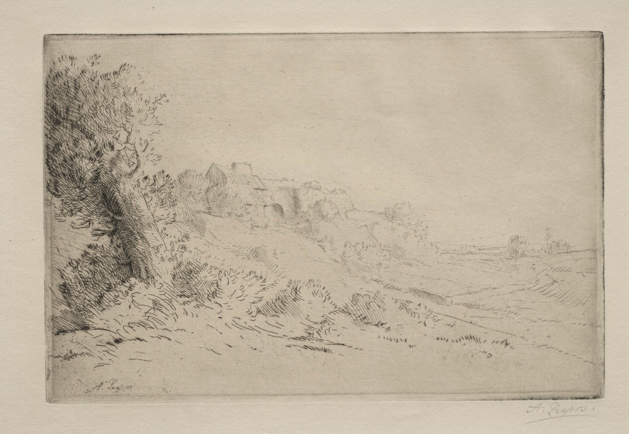 Mijn boerderij door Alphonse Legros