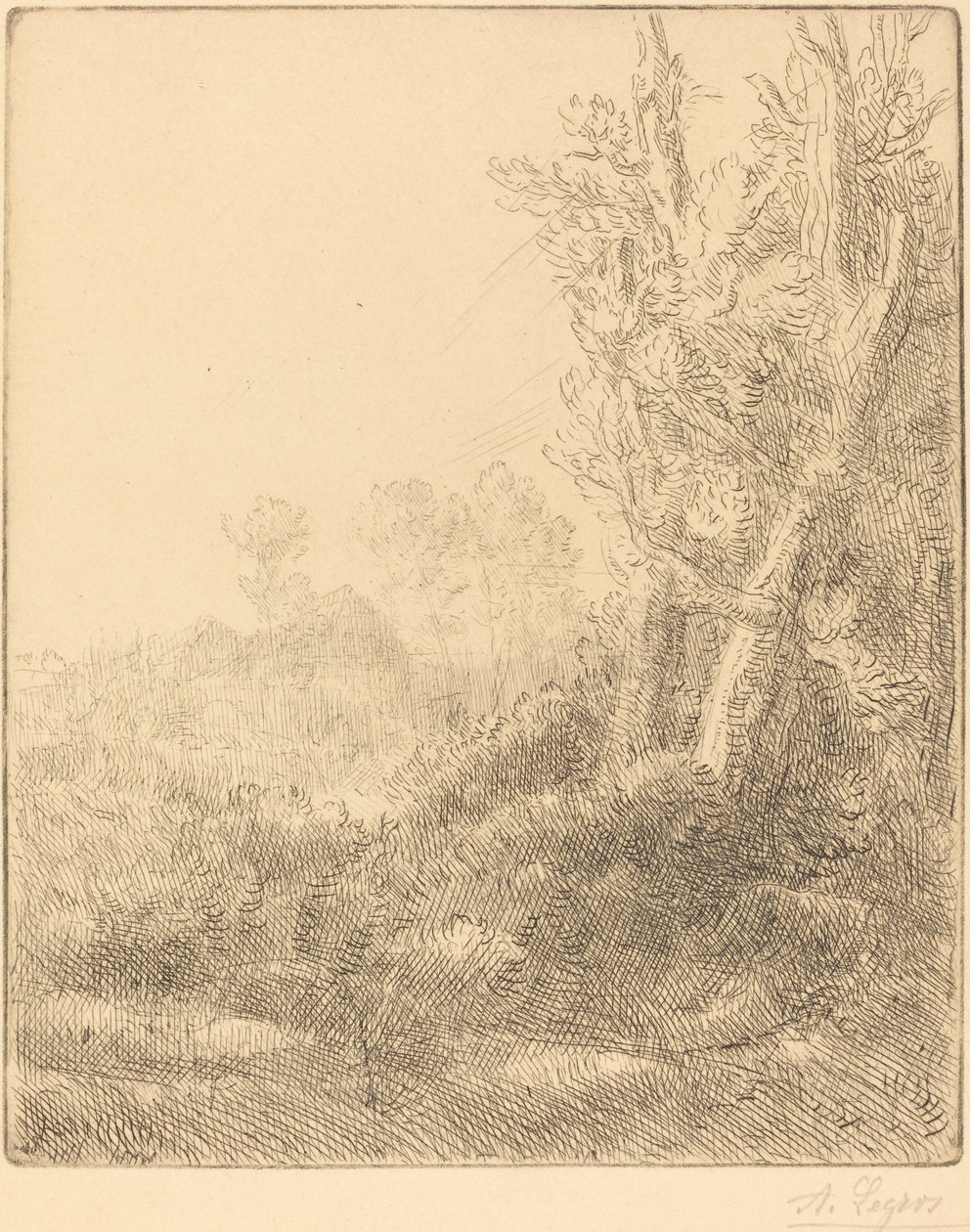 Oud Dorp Ville vieille door Alphonse Legros