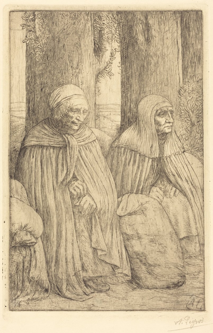 Boerinnen (Paysannes) door Alphonse Legros