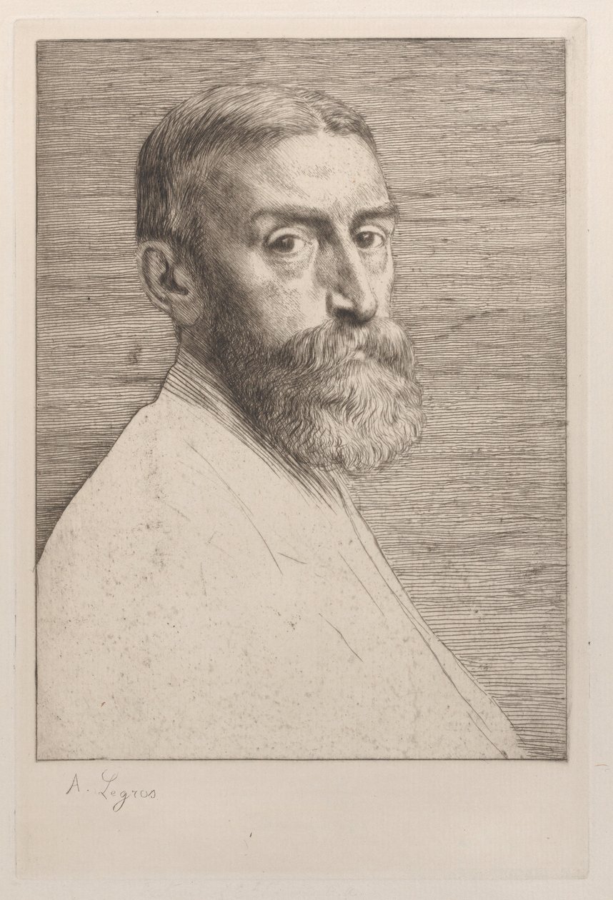 Portret van Sir Edward John Poynter, 1877 door Alphonse Legros