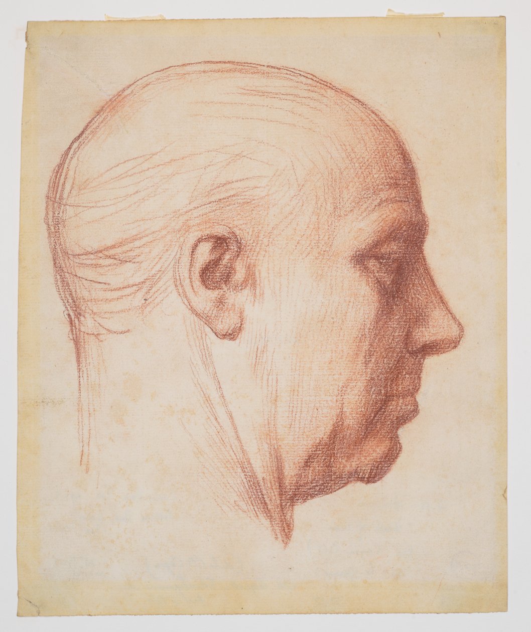 Profiel van een man door Alphonse Legros