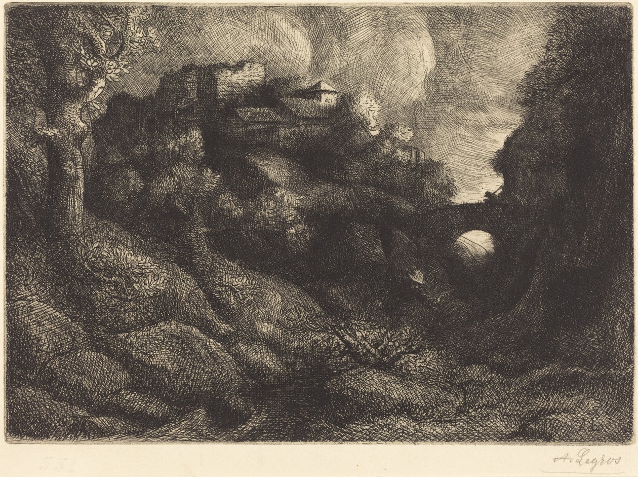 Remembrance of Italy (Herinnering aan Italië) door Alphonse Legros