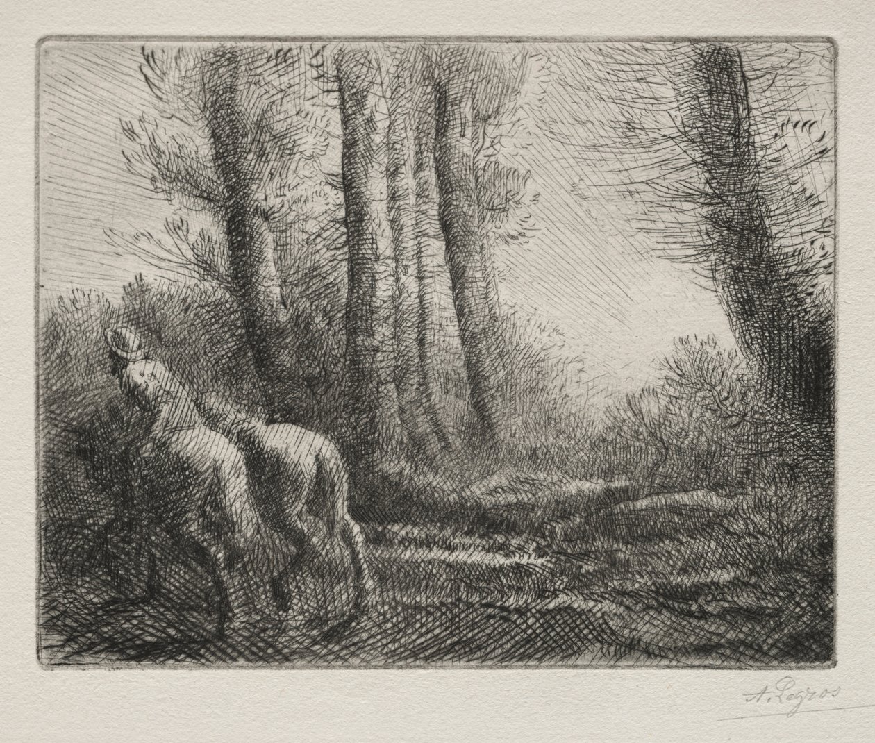 Terugkeer van het land bewerken door Alphonse Legros