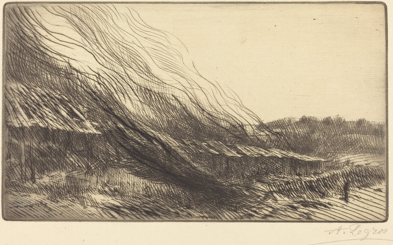 Touwslagerijen Les corderies door Alphonse Legros
