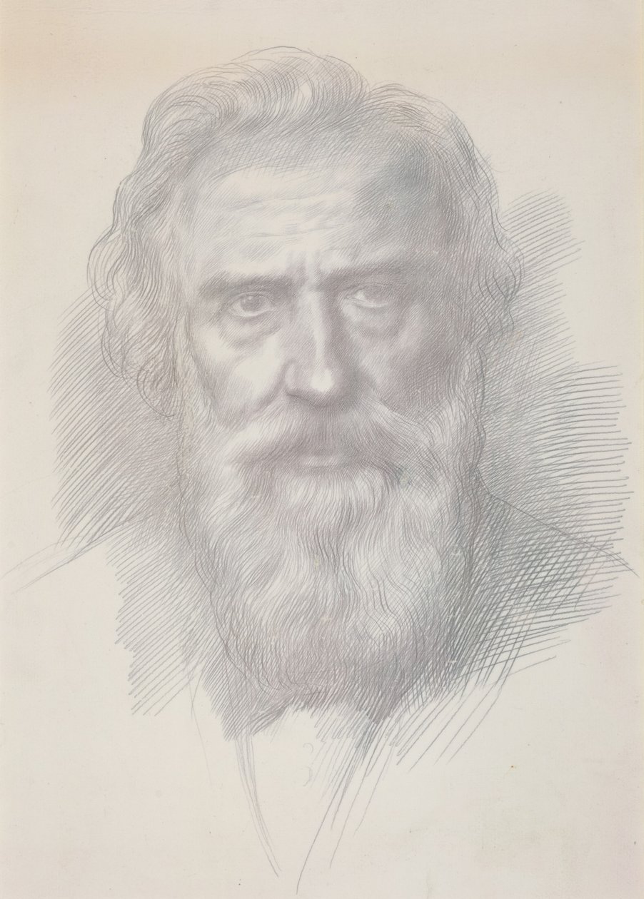 Zelfportret door Alphonse Legros