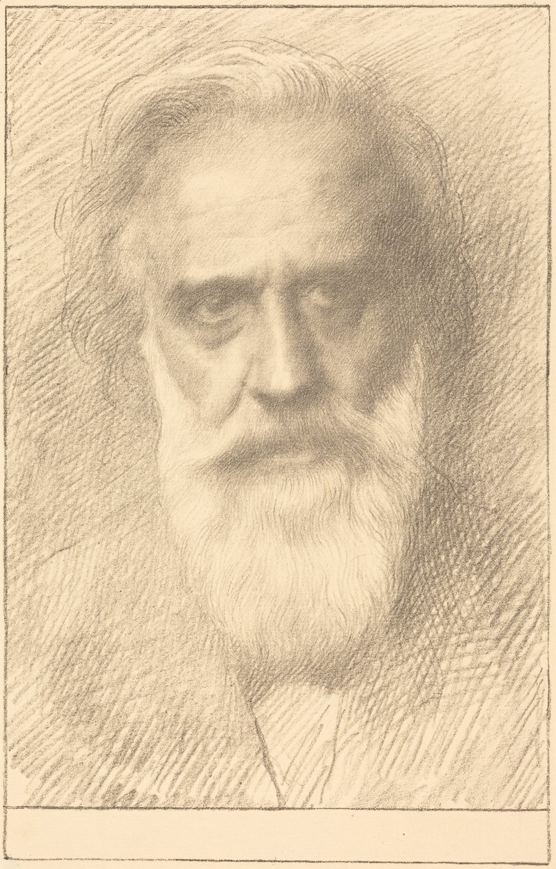 Zelfportret door Alphonse Legros