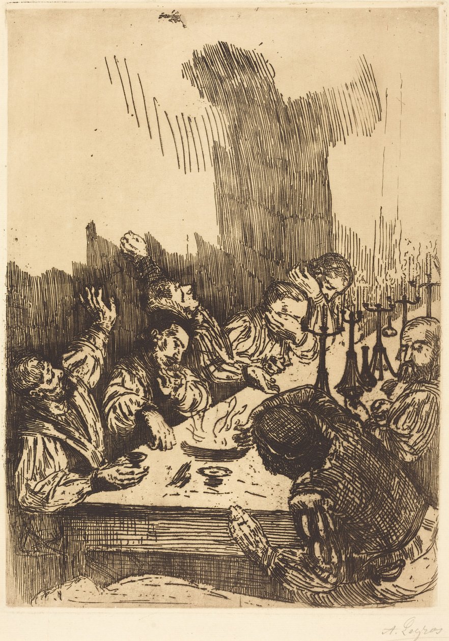 Schaduw door Alphonse Legros