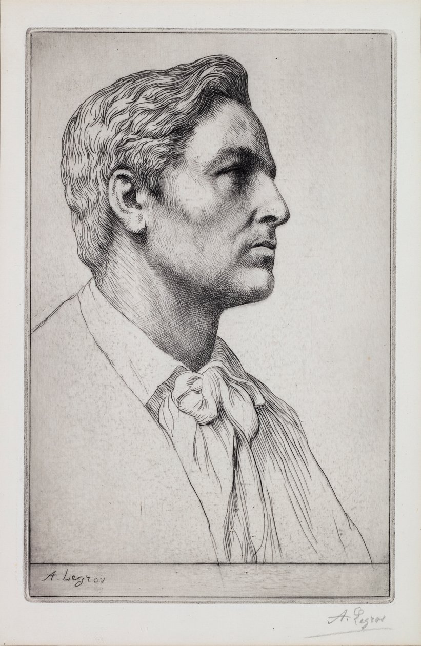 Sir Charles Holroyd (1861-1917) kunstenaar door Alphonse Legros