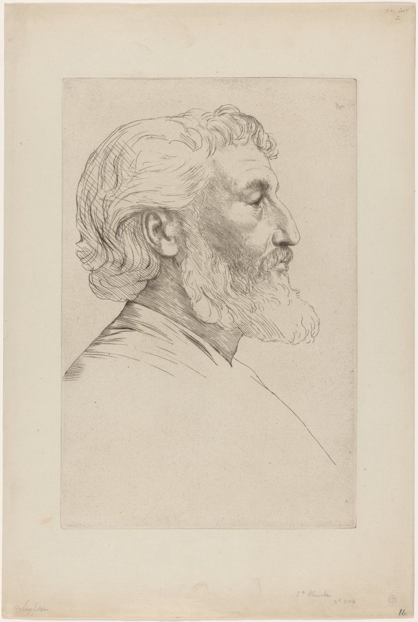 Sir Frederic Leighton door Alphonse Legros