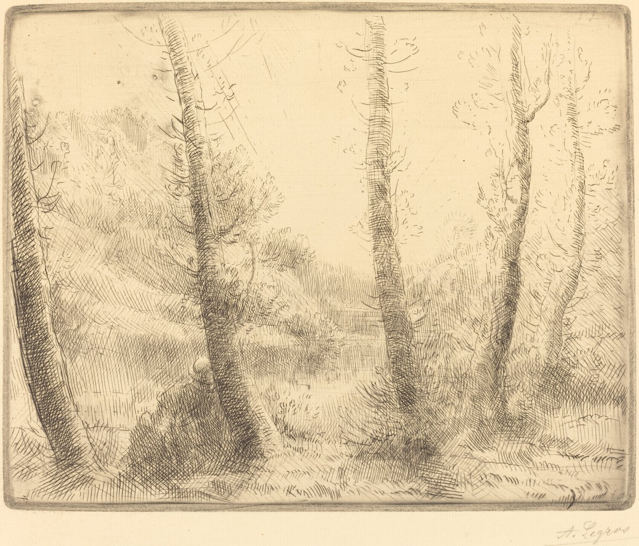 Klein meer door Alphonse Legros