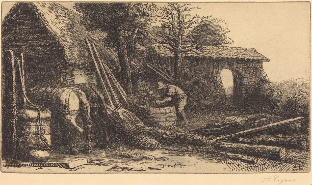 De kuiper door Alphonse Legros