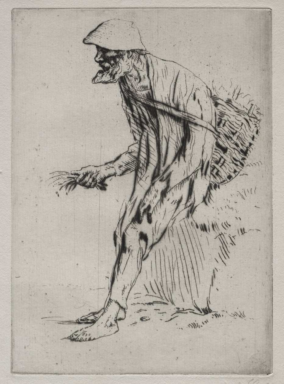 De Rode Anjelier Verkoper door Alphonse Legros