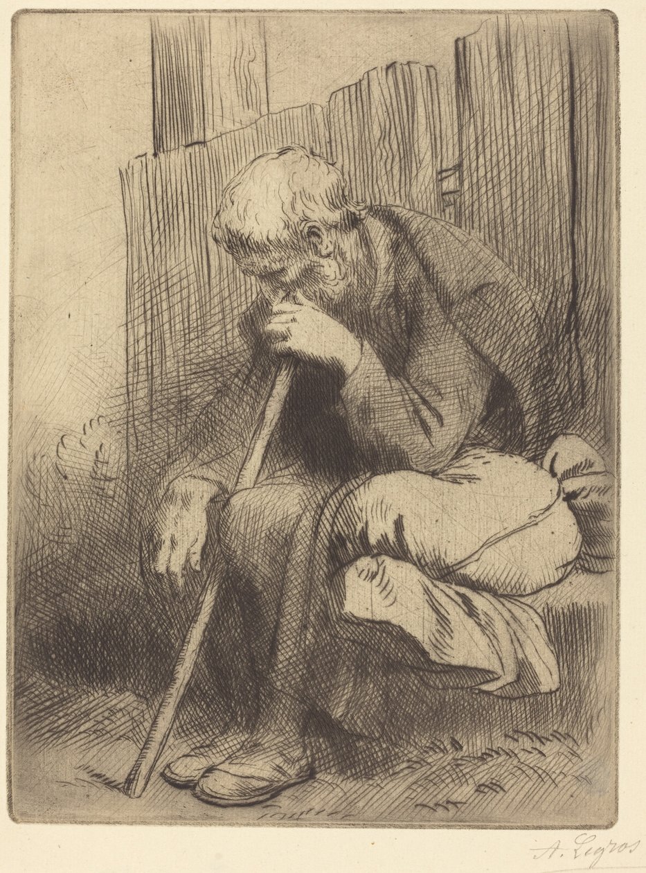 De denker door Alphonse Legros