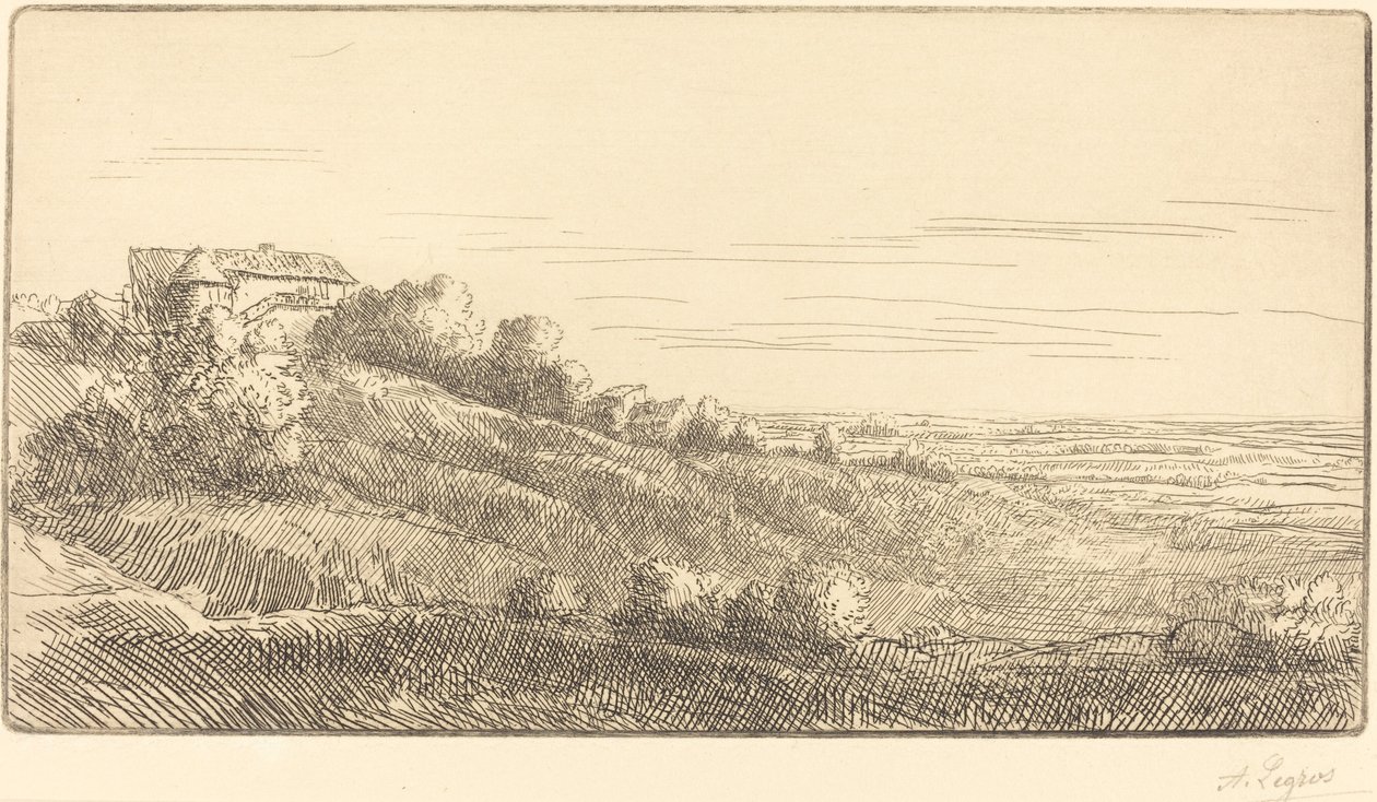 Vallei van Veronne door Alphonse Legros