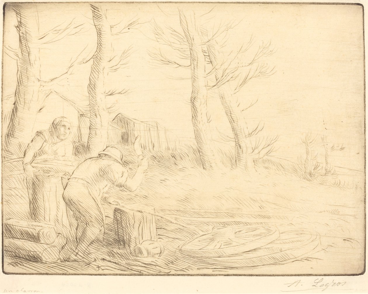 Wagenmaker door Alphonse Legros