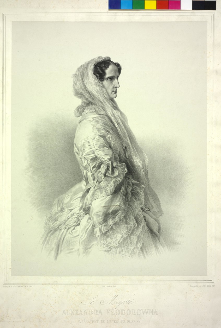 Prinses van Pruisen Charlotte door Alphonse Leon Noel