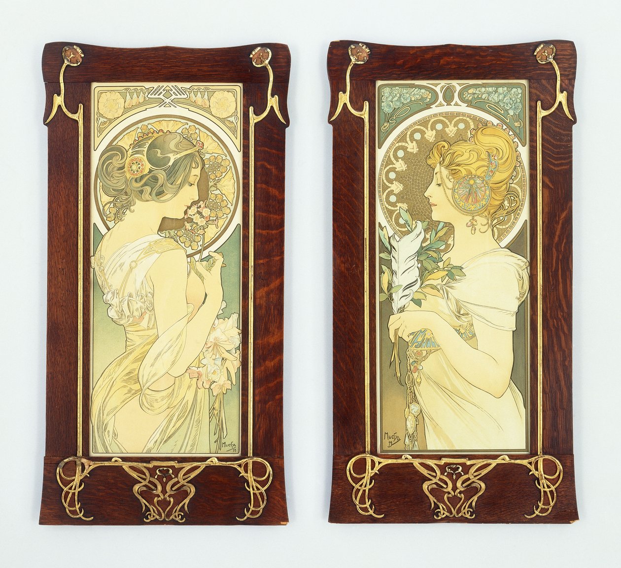 De Primula en de Veer, 1899 door Alphonse Mucha
