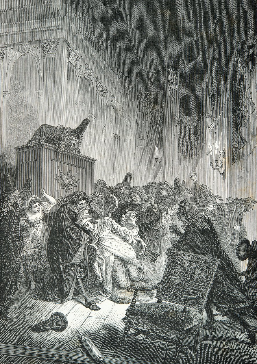 Dood van Moliere door Alphonse Marie de Neuville