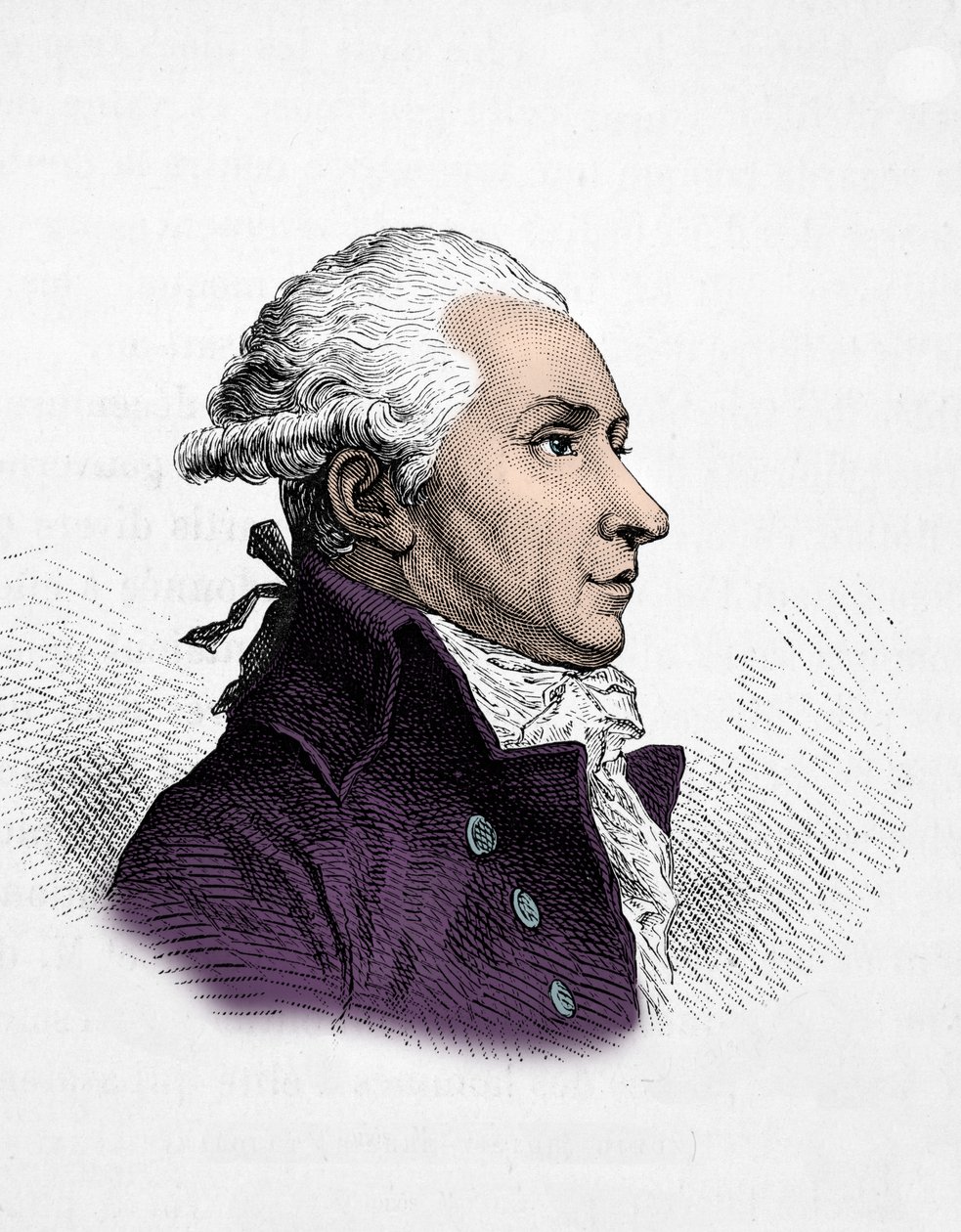 Portret van Pierre Victor Malouet (Gravure) door Alphonse Marie de Neuville