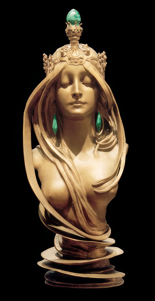 De natuur door Alphonse Mucha