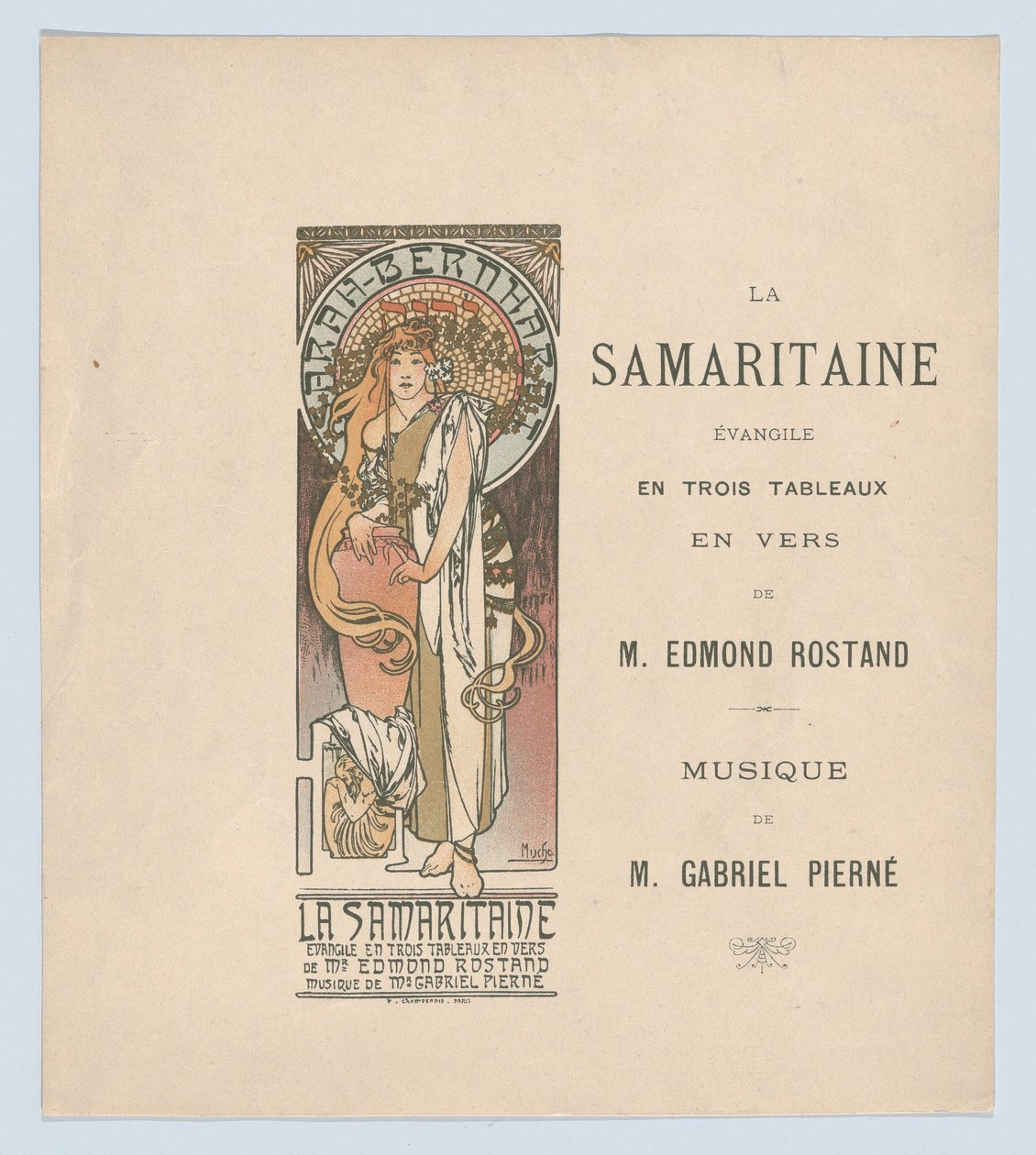La Samaritaine, 1897 door Alphonse Mucha
