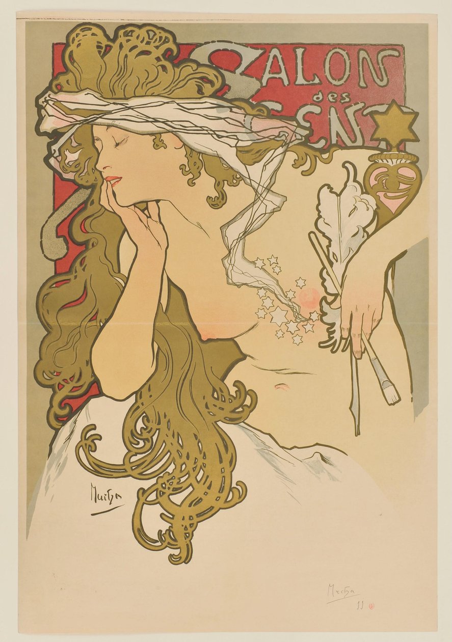 [Salon des Cent. Maart-april 1896 (proefdruk)] door Alphonse Mucha