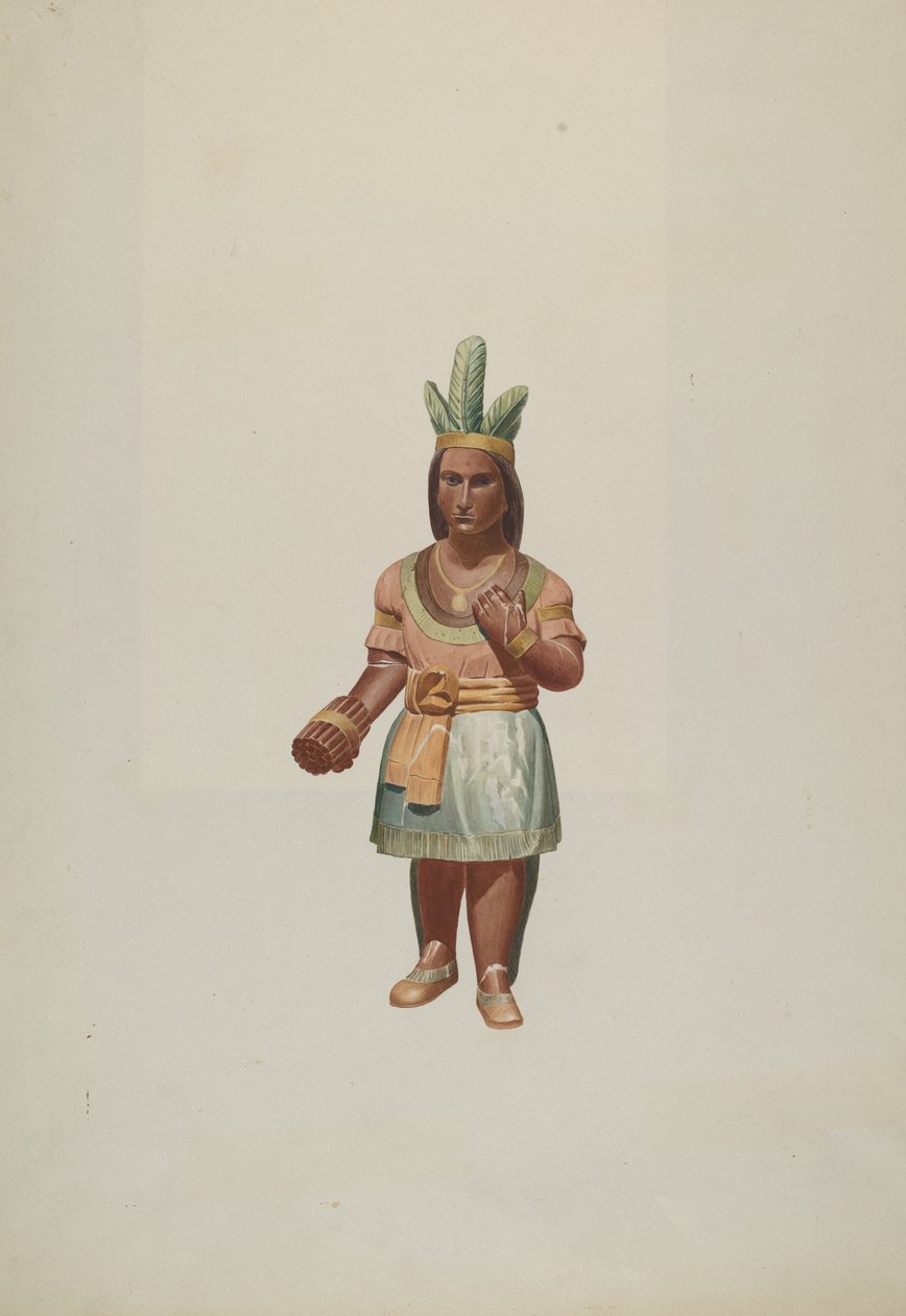 Sigarenwinkel Indiaan door Alton K. Skillin