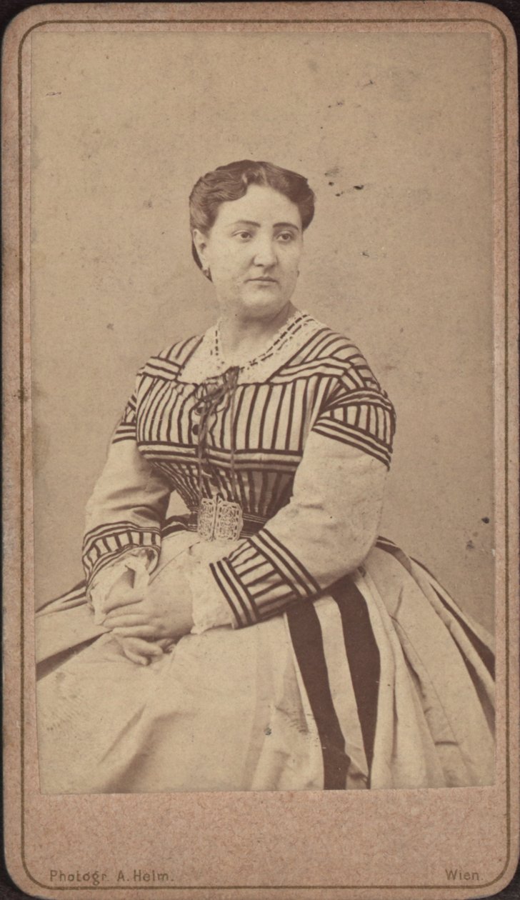 Portret van de operazangeres Carlotta Patti 1835-1889 door Amand Helm