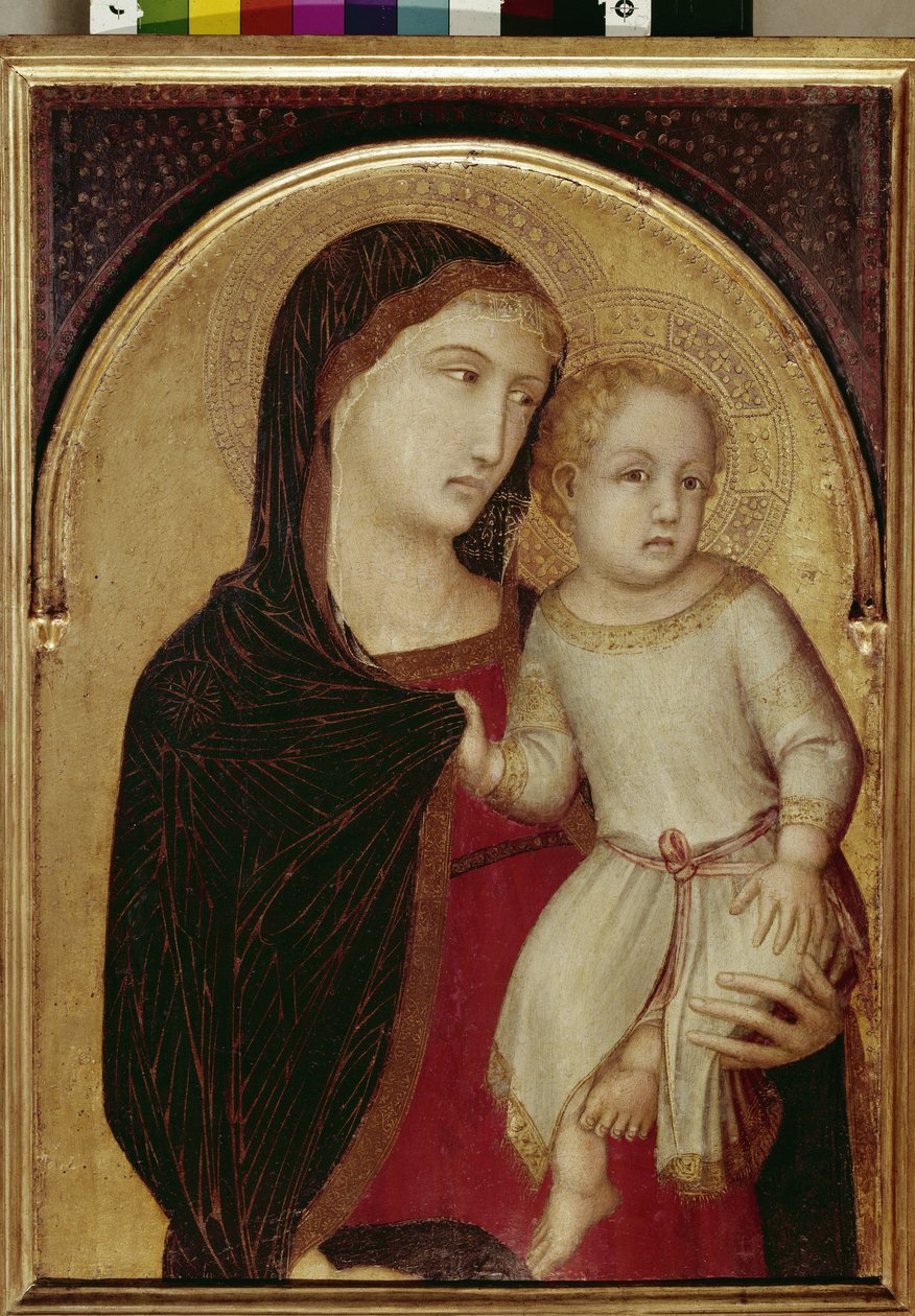 Maagd en Kind door Ambrogio Lorenzetti