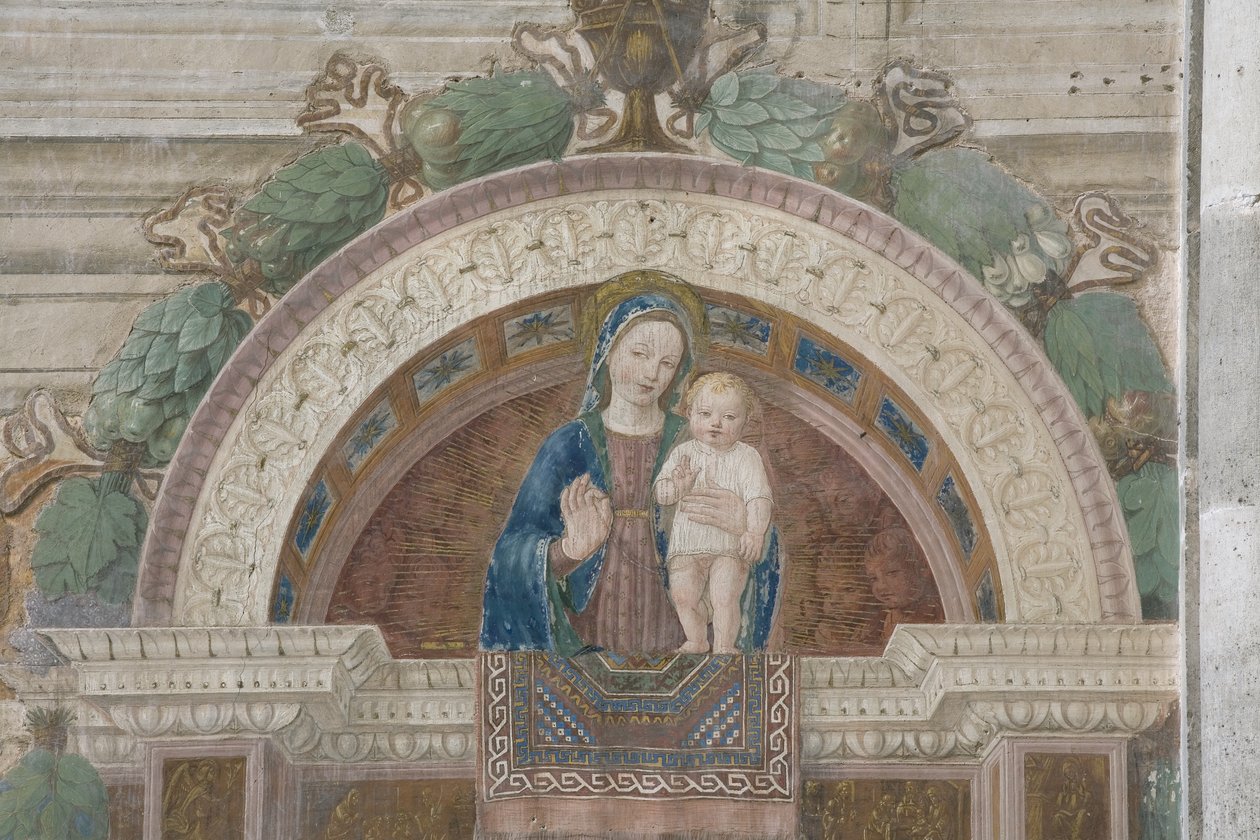 Madonna del Tappeto (Madonna van het tapijt) door Ambrogio da Fossano (c.1460 1523)