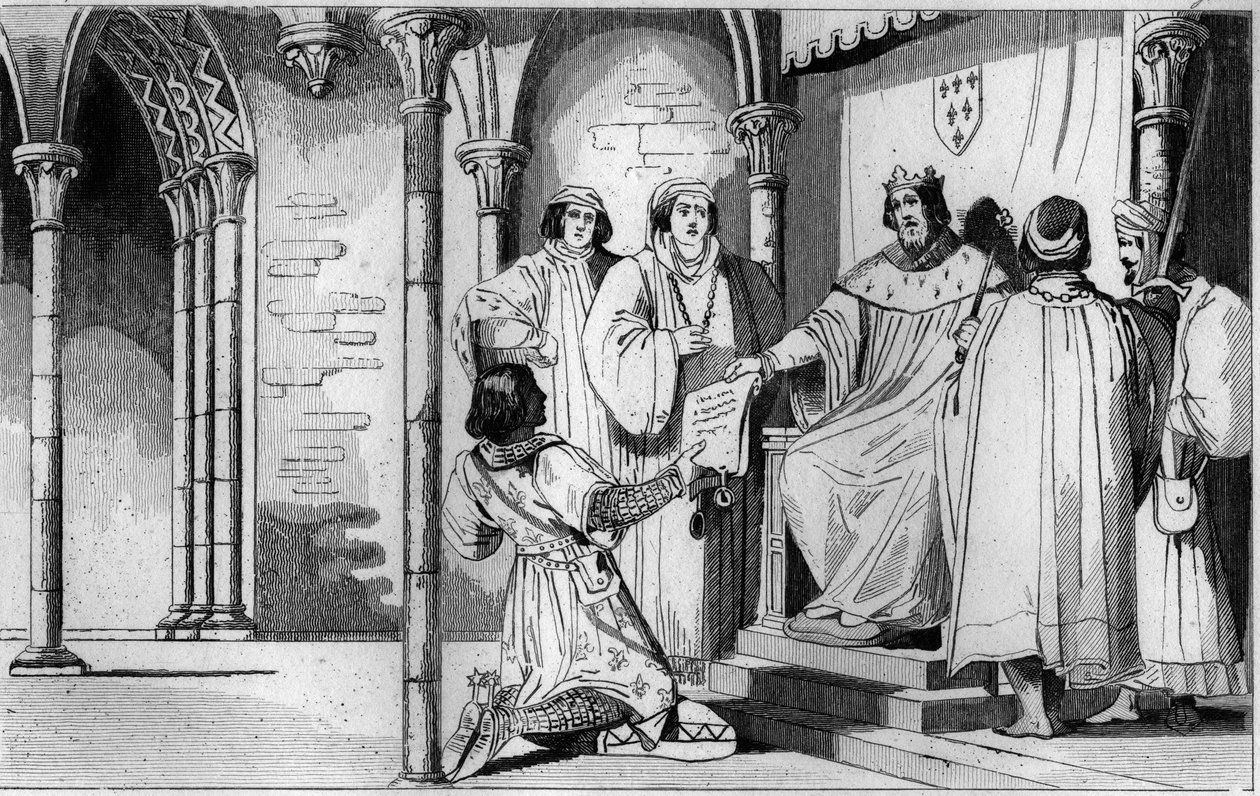 In 1327, Charles IV de Schone (1294-1328) verheft de heerlijkheid Bourbon ten gunste van de kleinzoon van Robert de Clermont en kleinzoon van Saint-Louis, Louis I door Ambroise Tardieu