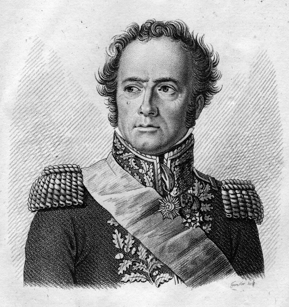 Maximilien Sébastien Foy. Franse generaal en politicus (1775-1825) - in 