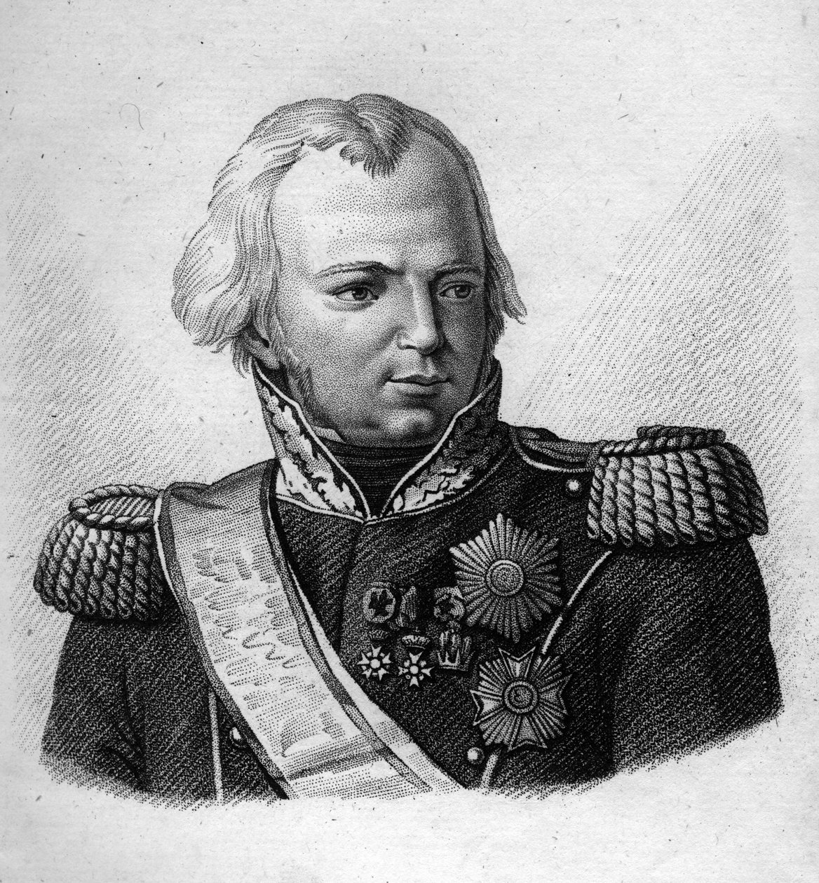 Portret van Jean Ambroise Baston de Lariboisière. door Ambroise Tardieu