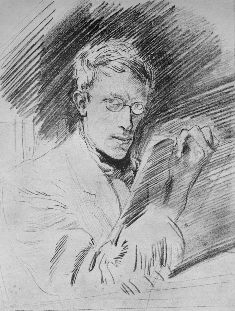 Portret van de kunstenaar, ca. 1912 door Ambrose McEvoy