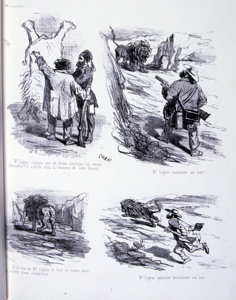 Illustratie voor De kunst van het vetmesten en afvallen door Amédée de Noé