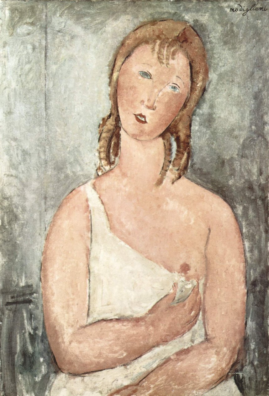 Meisje door Amedeo Modigliani